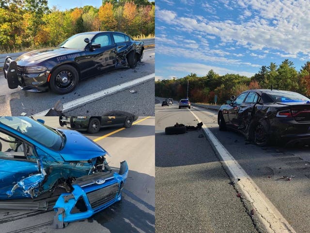 Elderly Mass. Woman Drives Into Cruiser On I-93: State Police | Windham ...
