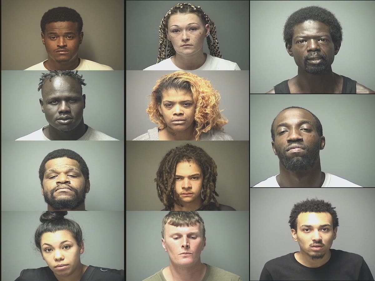 Eleven people were arrested on drug dealing and other charges in Manchester Oct. 2.