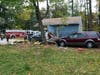 Fire and rescue teams were called to a crash on Joppa Road on Oct. 7. 
