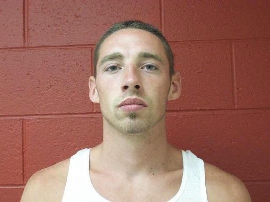 Brandon Carl Hanson is wanted on felon in possession of a knife and vehicle theft charges.