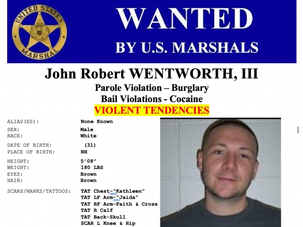 The fugitive task force is searching for John Robert Wentworth III on parole and bail violations. Have you seen him?