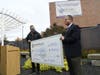 Outdoor Pride Landscape & Snow Management, New England’s leading commercial snow removal and landscape management company, made a $100,000 donation to the Solinsky Center for Cancer Care at The Elliot in Manchester Tuesday to support cancer treatment. 