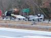 A Jeep rolled over on Interstate 89 north in Bow on Nov. 25. 