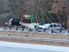 A Jeep rolled over on Interstate 89 north in Bow on Nov. 25. 
