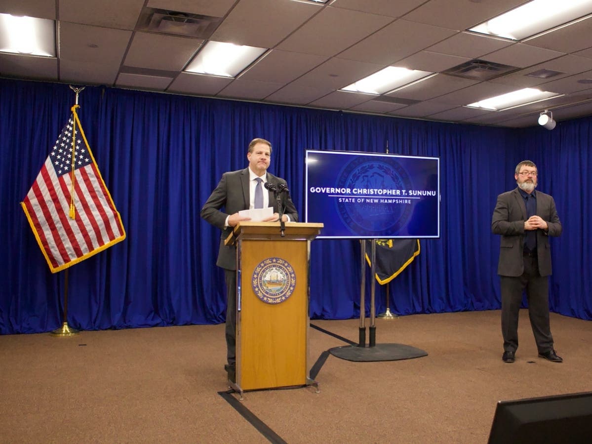 Gov. Chris Sununu, moved by the death of his friend, House Speaker Dick Hinch, said all Granite Staters need to take the coronavirus seriously. 