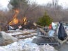 Concord firefighters extinguished a fire at a homeless camp on Storrs Street Dec. 13. 