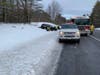 Canterbury firefighters and New Hampshire State Police worked a crash on Interstate 93 south on Feb. 3.