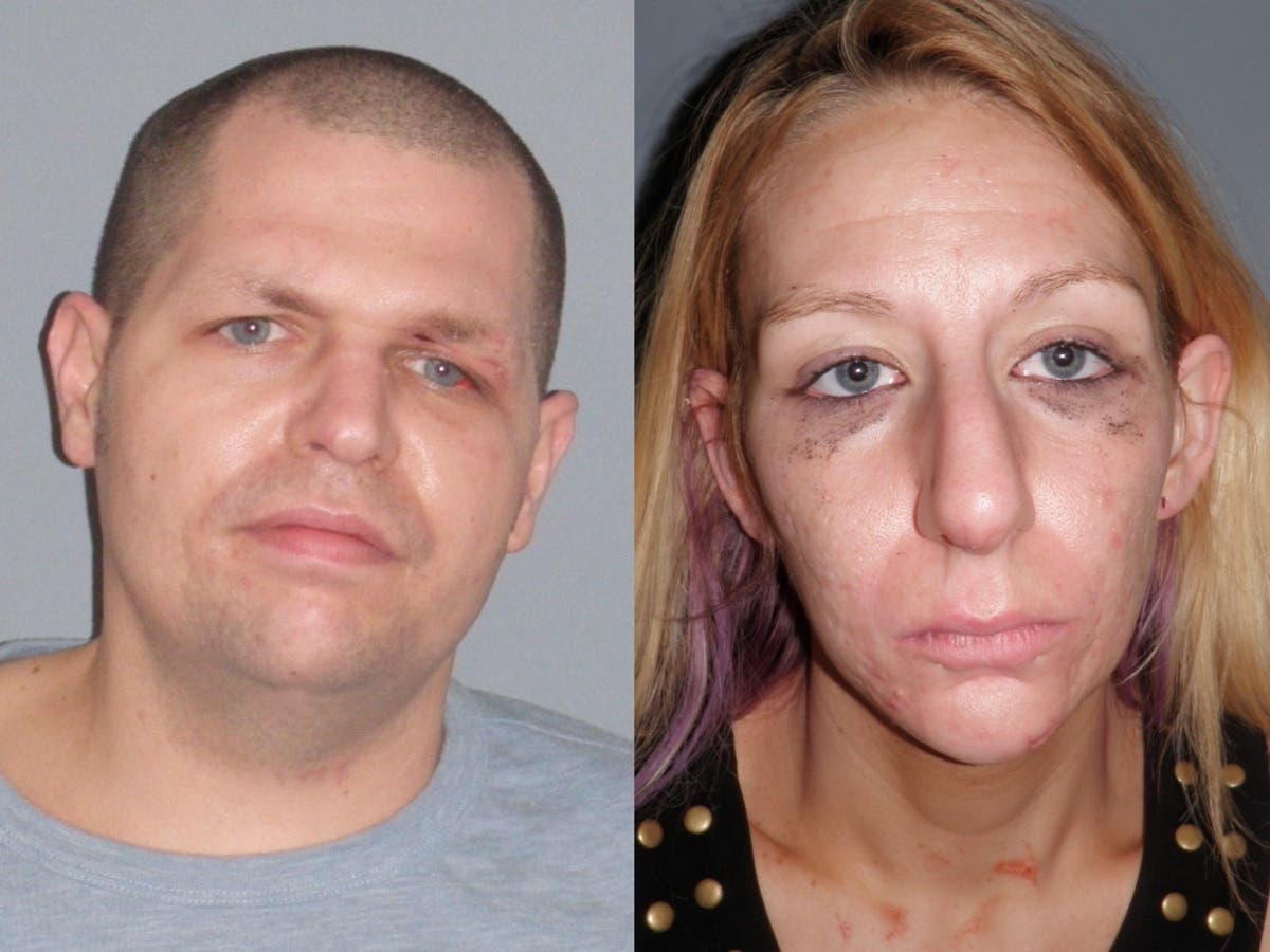 Mark Geremia of Northfield and Shawna Cote of Tilton were arrested on an array of charges on Feb. 23.