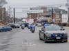 New Hampshire State Police, Concord and Manchester police, and others honored Gardner Leo Signor, 101, a World War II veteran, with a procession in Concord on March 25.