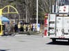 Concord fire and rescue teams as well as police were sent to an SUV fire at the Shell gas station on Loudon Road on March 29.