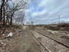 The cleanup along the railroad tracks on Storrs Street behind Market Basket began on April 12.
