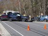 A three-vehicle crash sent drivers to Concord Hospital on April 27. 