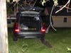 The driver of an SUV drove into the backyard of a home in East Concord on May 9.