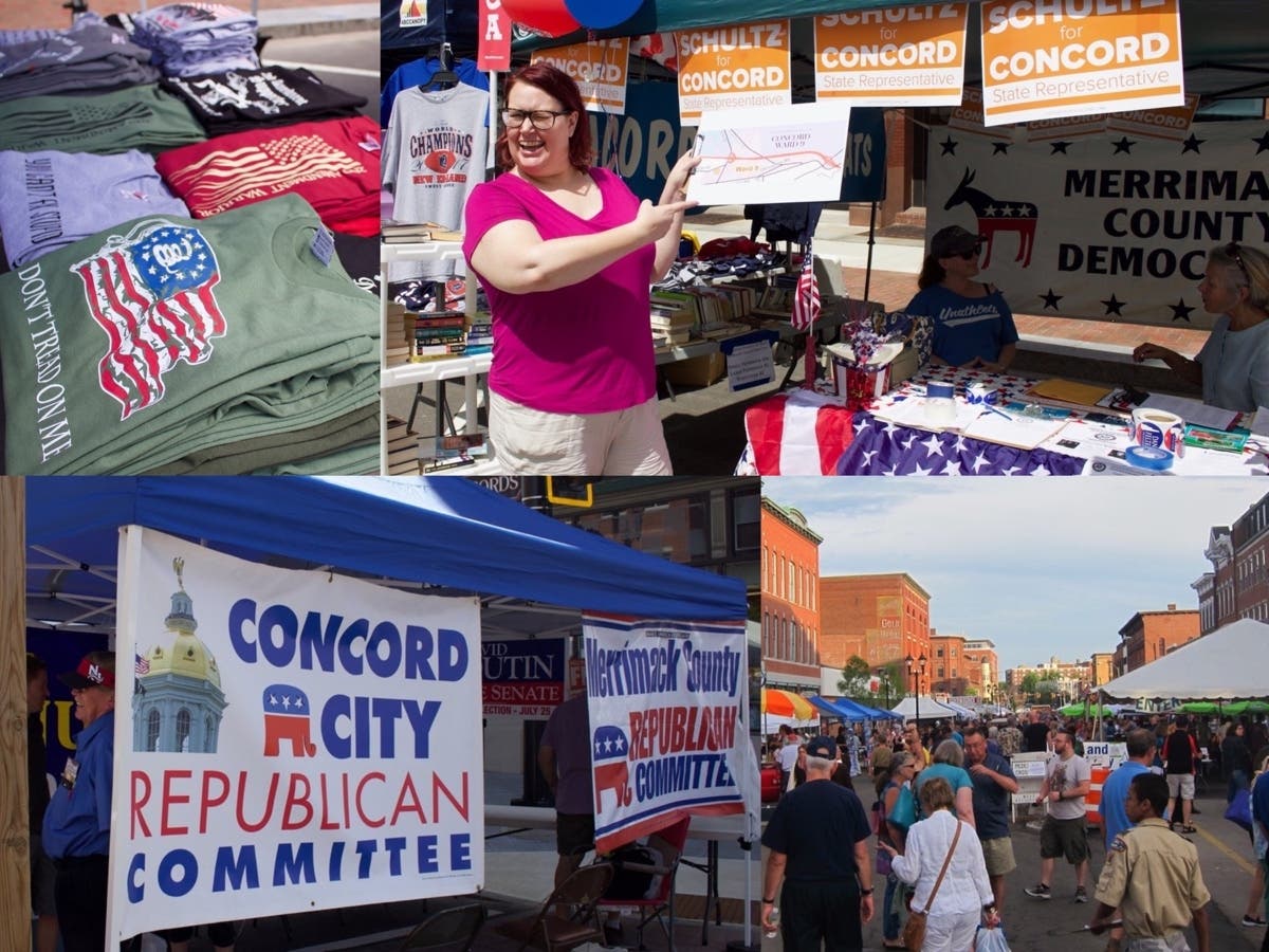 Certain political groups have been welcomed back to Concord's Market Days Festival in 2021.