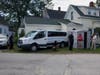 A cargo van crashed into an Avon Street home on June 29. 