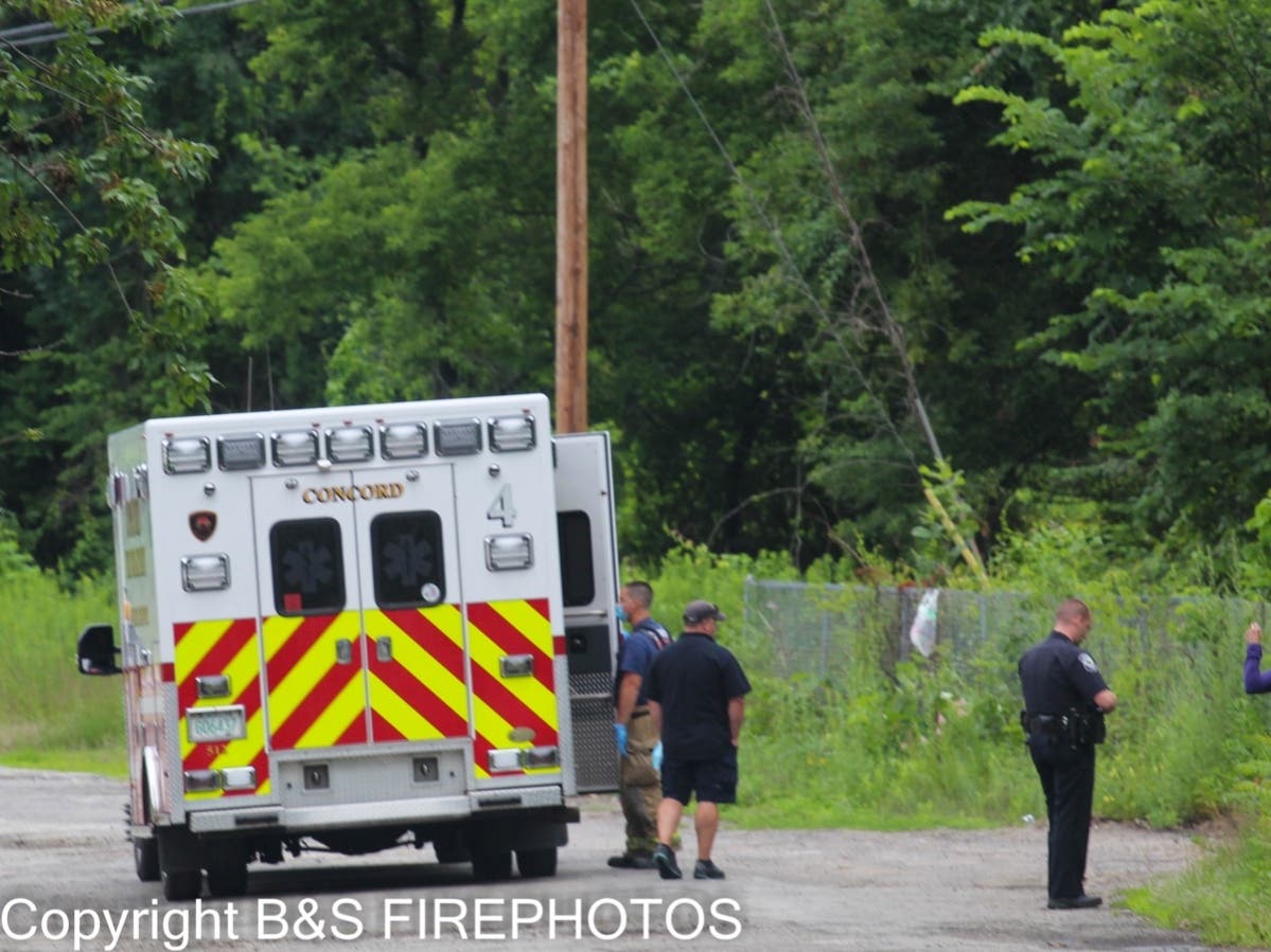Concord police and firefighters were called to the homeless camp on Black Hill Road for a stabbing on July 13.