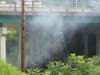 Concord firefighters were able to quickly extinguish a fire underneath I-393 in Concord on July 25.