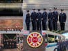 Concord firefighters were in New York City for Sept. 11 memorial services on Saturday. This collage also features a photo from 20 years ago, attending funerals of the fallen. 