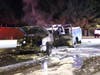 Firefighters extinguished a truck fire on Stickney Avenue on Nov. 1.