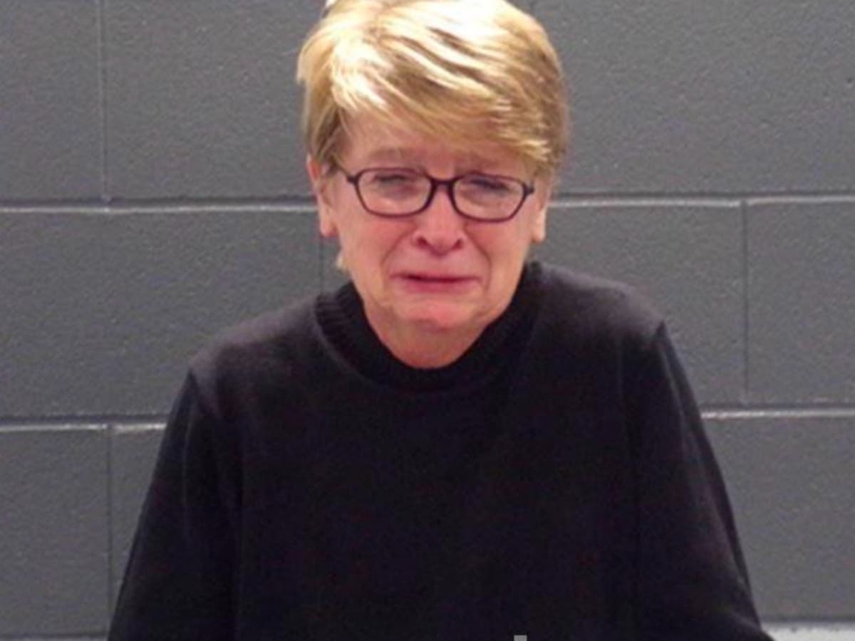 Kathy Canfield of Hill was arrested on Christmas Eve in Tilton on a single felony arson charge.