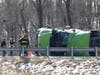 Fire and rescue teams as well as New Hampshire State Police were sent to a truck crash in Warner on March 10.