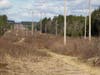 An ATV, believed to be owned by Eversource, was seen on the northern leg of the powerline corridor off Curtisville Road. 