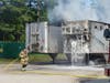 Bow firefighters extinguished a trailer fire at Bow Recycling on May 29.
