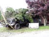 A truck hauling a trailer with a truck on it crashed on Dover Road in Chichester on May 29.