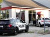 An SUV crashed into an empty building on Hall Street in Concord on June 11. 