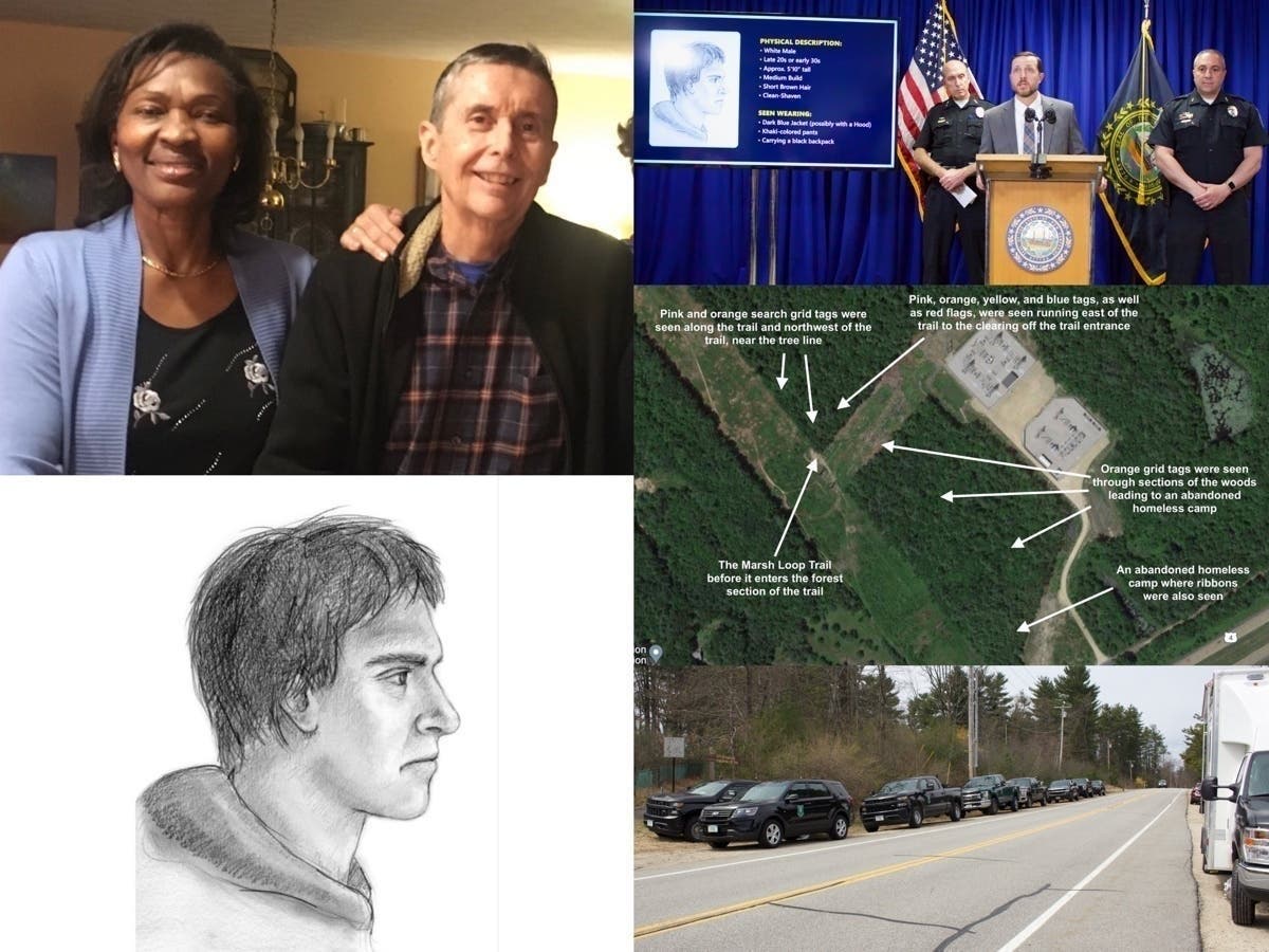 The bodies of Stephen Reid, a Concord native, and his wife of 38 years, Djeswende Reid, were found on an East Concord hiking trail on April 21. 