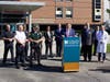 Gov. Chris Sununu, Concord Hospital medical staffers, police, and others warn of the dangers of fentanyl-laced drugs on the rise across the state.