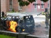 A Kia Soul caught on fire on July 5 in Downtown Concord.