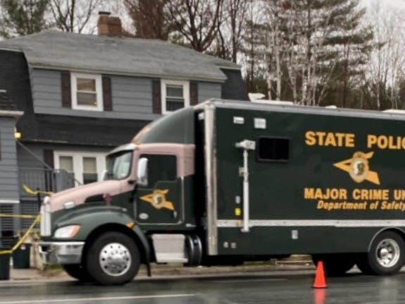 The Major Crime Unit of the New Hampshire State Police worked the scene on Main Street in Gorham in April after a double homicide. 