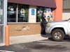 A pickup truck crashed into the front of the Dunkin’ Donuts on South Main Street in Concord on July 20.