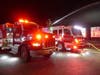 Firefighters in Bow battled another fire at the recycling plant on Aug. 23. 