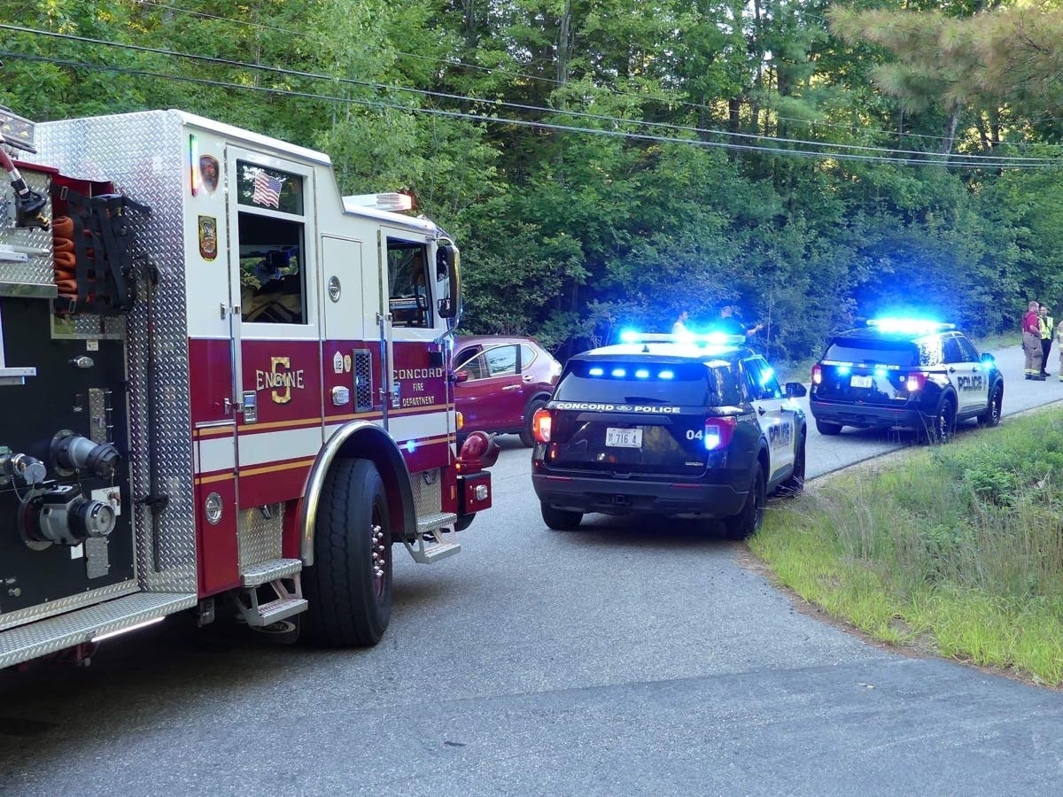 Pickup Truck Flips, Crashes Into Swamp In East Concord | Concord, NH Patch