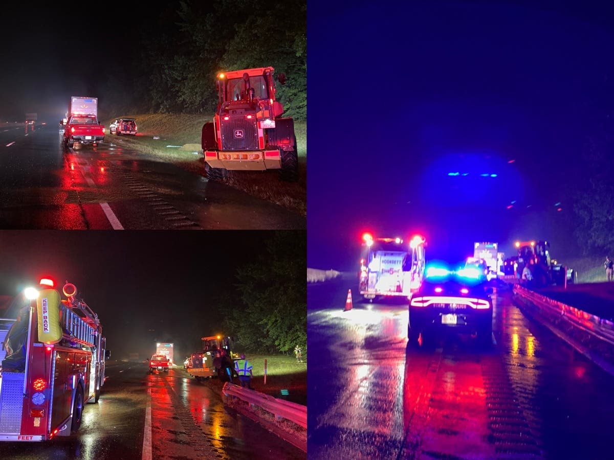 Part of Interstate 93 was closed for six hours on Sept. 16 to clean up the scene after a crash. 