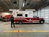 Concord Fire Chief John Chisholm spoke about increased EMT calls while welcoming a fourth ambulance to the city of Concord at the Manor Station in Penacook on Oct. 1.
