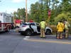 Concord police and firefighters were sent to the intersection of Mountain and Hoit roads for a crash. 