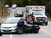 A motorcycle and car crashed on Clinton Street in Concord on Oct. 1. 