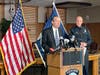 New Hampshire Attorney General John Formella speaks to the press about the arrest of Logan Levar Clegg, who has been accused of murdering Stephen and Djeswende Reid on April 18.