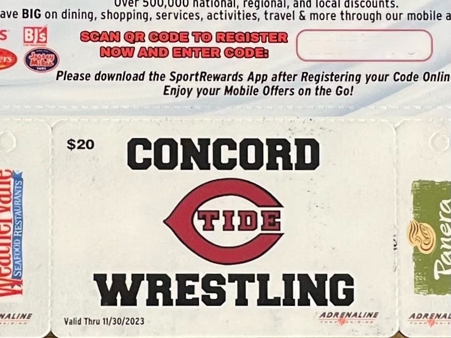 Concord High School wrestlers are raising money for the 2022-2023 season. 