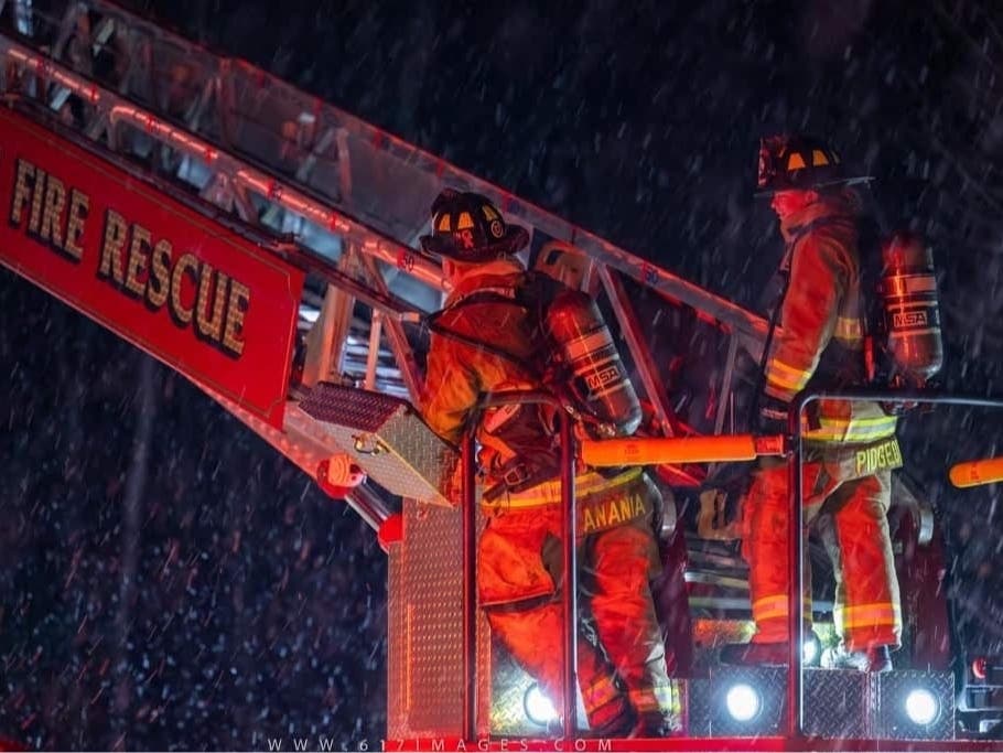 Seacoast firefighters battled a house fire and assisted with mutual aid in Rye on Dec. 11. 