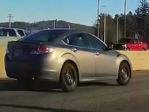 Have you seen this Mazda car with front-end damage? Contact state police.