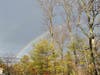 A rainbow after the storm began to subside on Dec. 23. 