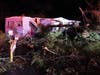 A tree fell into a manufactured home at the Jensen’s/Crestwood park in Concord on Dec. 23.