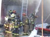 Firefighters from Concord and the capital region battled a house and barn fire on Feb. 3 in Northwood.