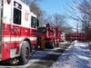 Firefighters from Concord and the capital region battled a house and barn fire on Feb. 3 in Northwood.