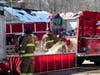 Firefighters from Concord and the capital region battled a house and barn fire on Feb. 3 in Northwood.