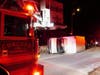 Concord police and firefighters were sent to Rumford and Penacook streets for a rollover truck crash on Feb. 3.
